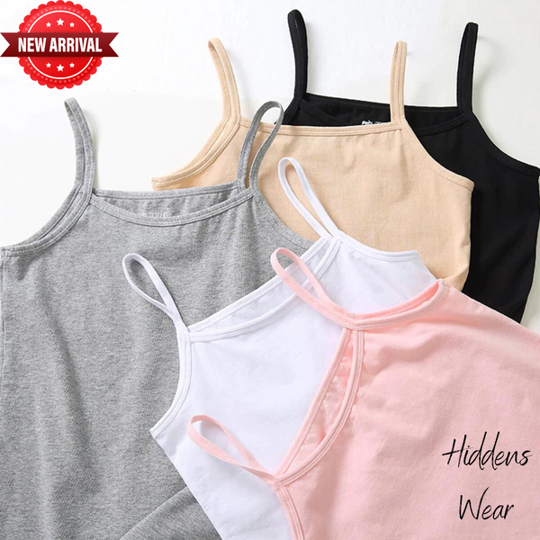Summer Satin Cotton Camisole Top Pack of 3 - 804