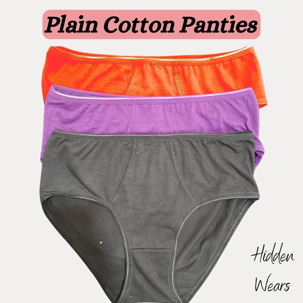Plain Cotton Panties